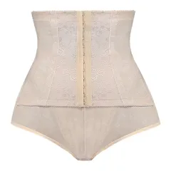 Plus Size High Waist Front Breasted Tummy Pants - Colour - View 1