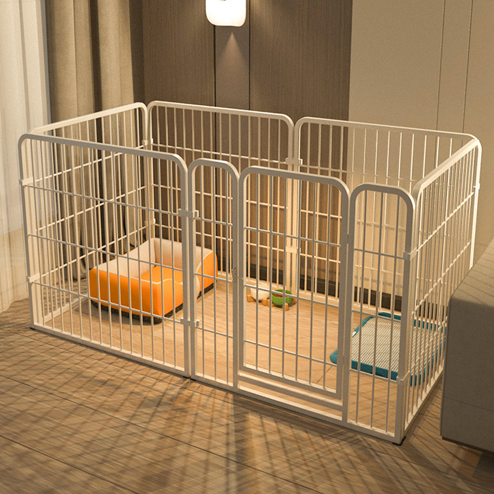 6Panel Dog Pet Puppy Playpen Metal Indoor Outdoor Fence For Small Medium — image 4