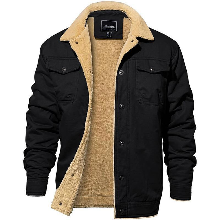 Men's Padded Cotton Workwear Casual Jacket