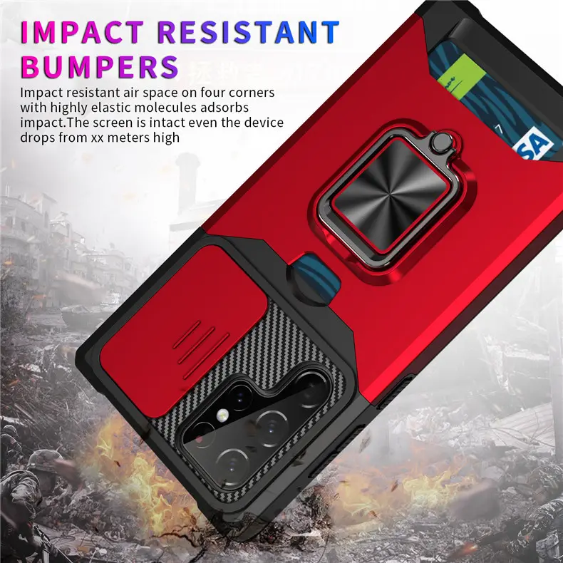 Ultra Plug-in Card Sliding Window Drop-proof Phone