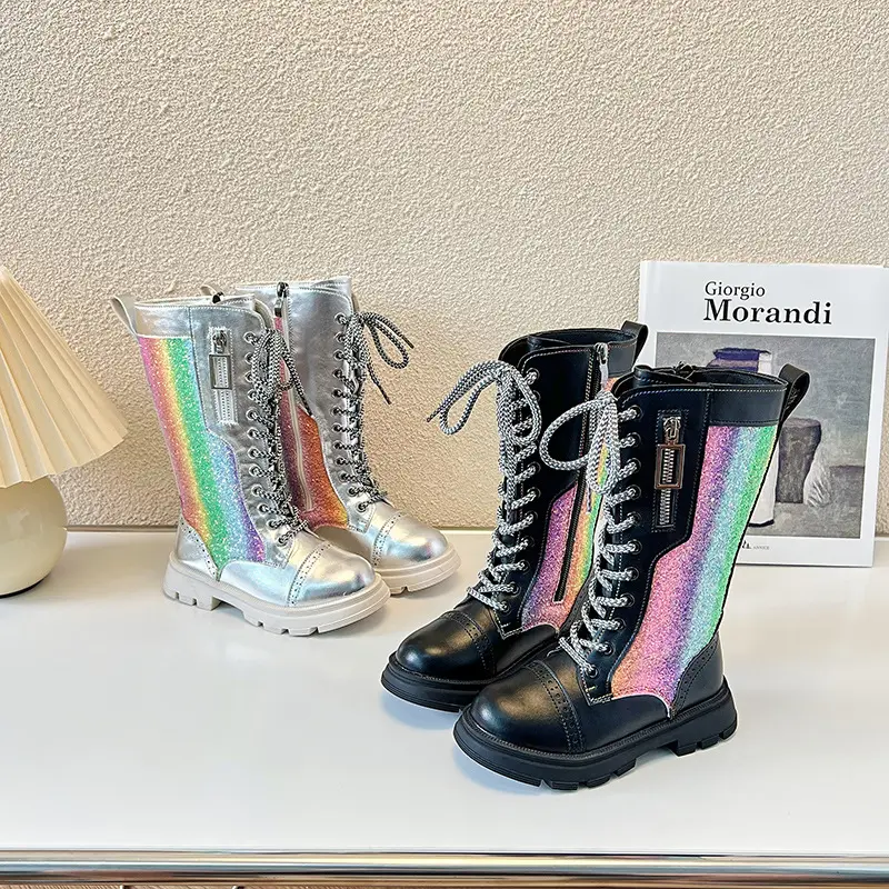 New Childrens Fashion Mid-calf Boots Soft Sole