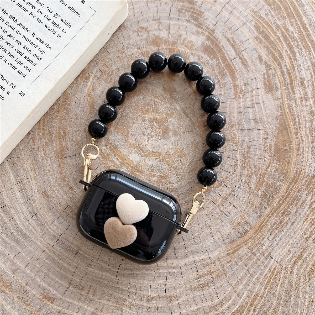 Suitable For Bluetooth Earphone Protective Cover Generation Three-dimensional Love Plush Pro - Image 2