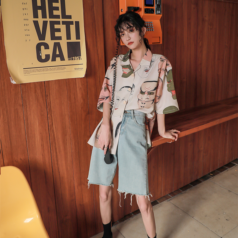 Fashion Personality Shirt Loose Personality Neutral Top