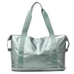 Storage Bag Travel Luggage Bag Gym Bag Canvas Bag - Green - View 1