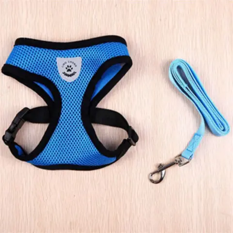 Dog Traction Chest Harness Comfortable Breathable Mesh Dog Vest-style