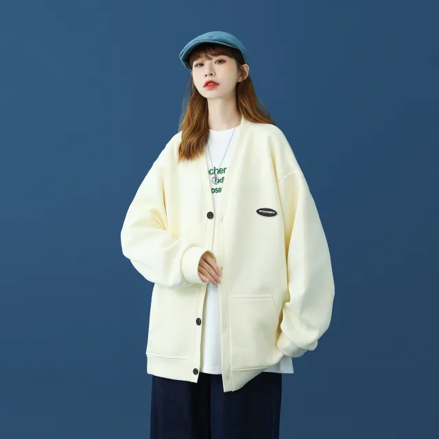 Cardigan Jacket Female Niche Cool Girl Wearing A Top White - Shop at LoveMi