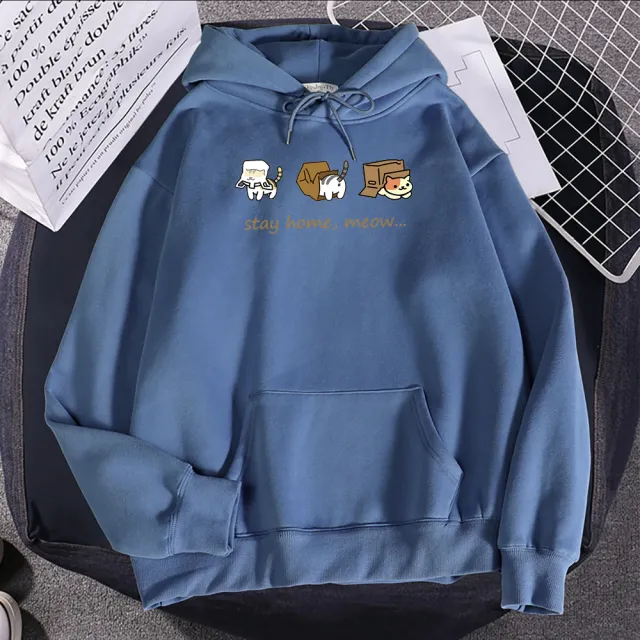New Printed Fleece Hooded Pullover Sweatshirt 4 Style 3Xl - Shop at LoveMi