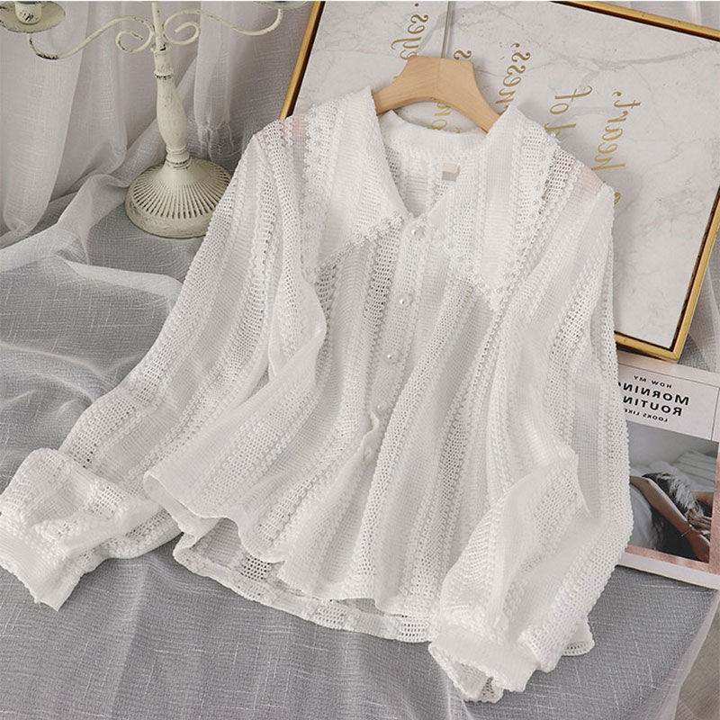 Fashion Doll Collar White Shirt