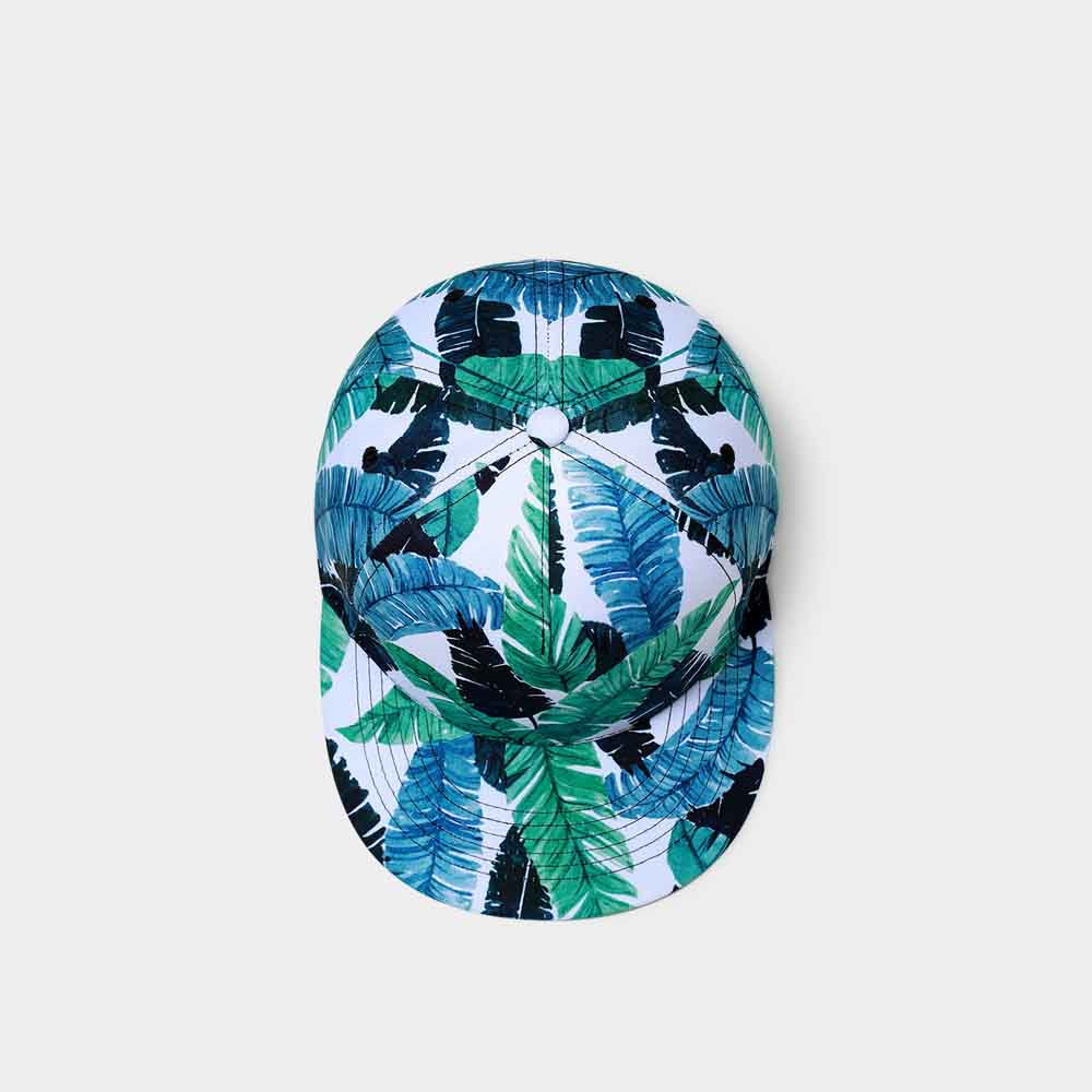 Women's 3D Printed Leaf Pattern Baseball Cap