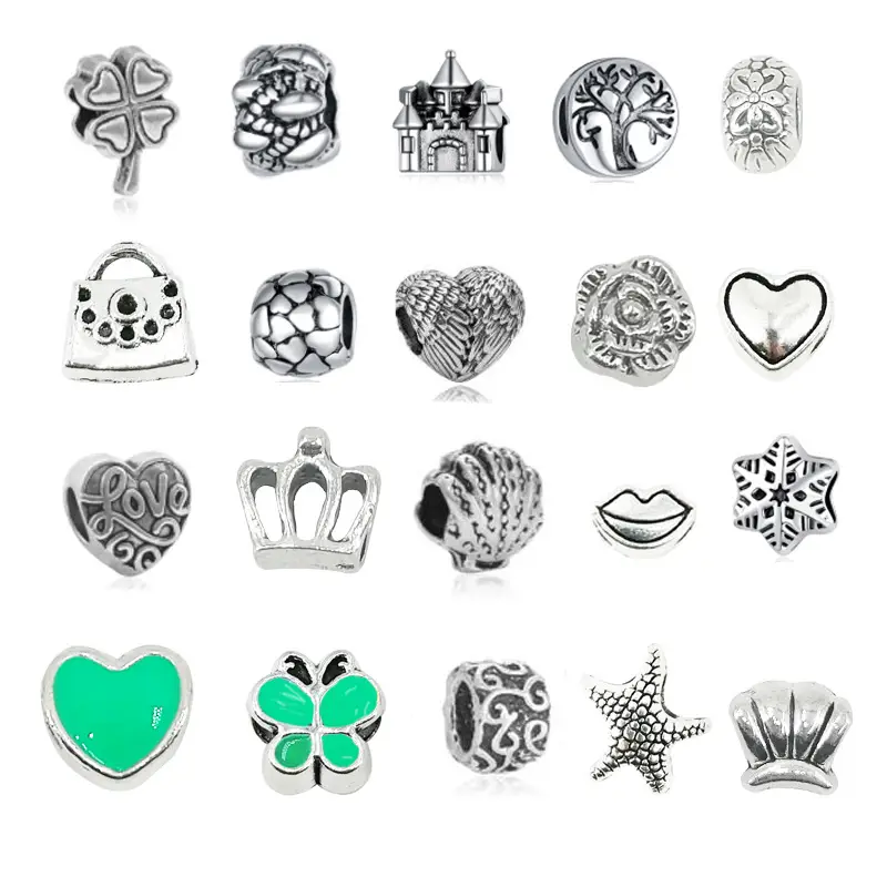 Children's DIY Green 84PCS Bracelet Set Gift Box