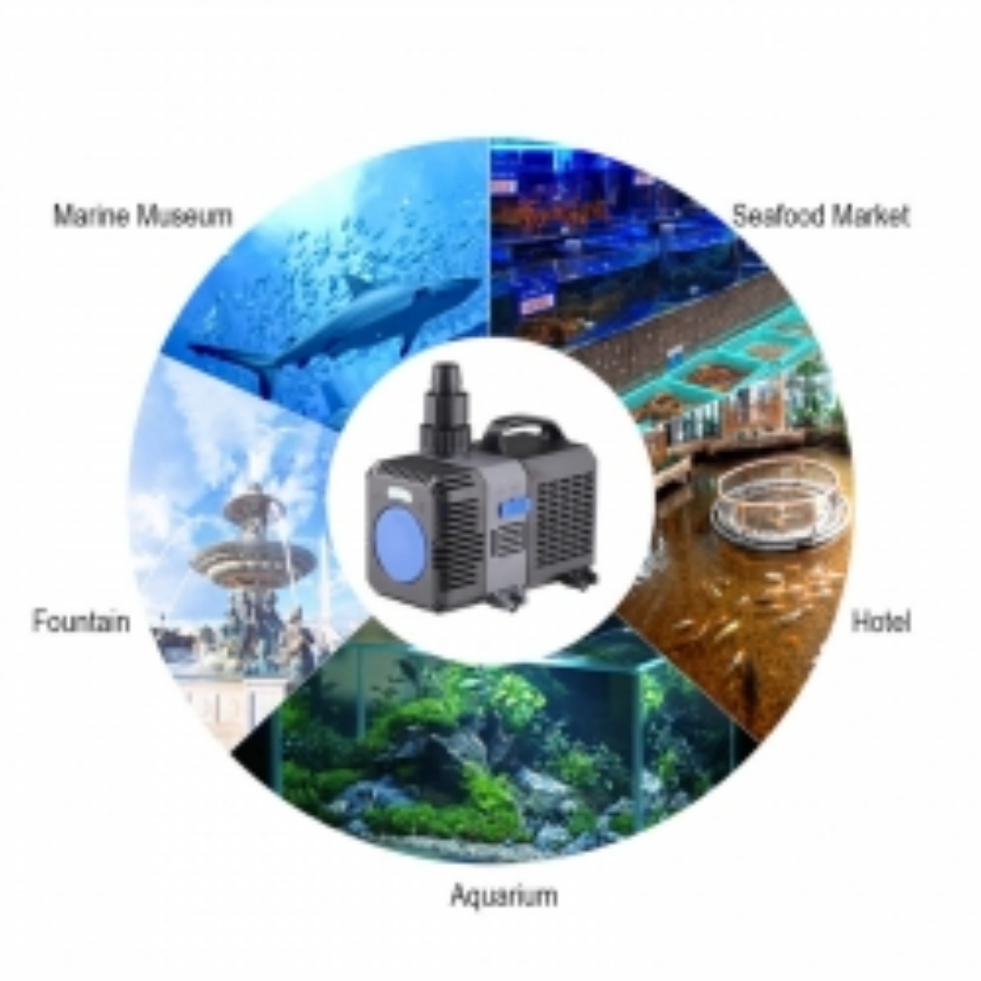 Pompe à eau submersible et système de filtrage 1400-16000l-h pour aquarium, aquarium – Image 5