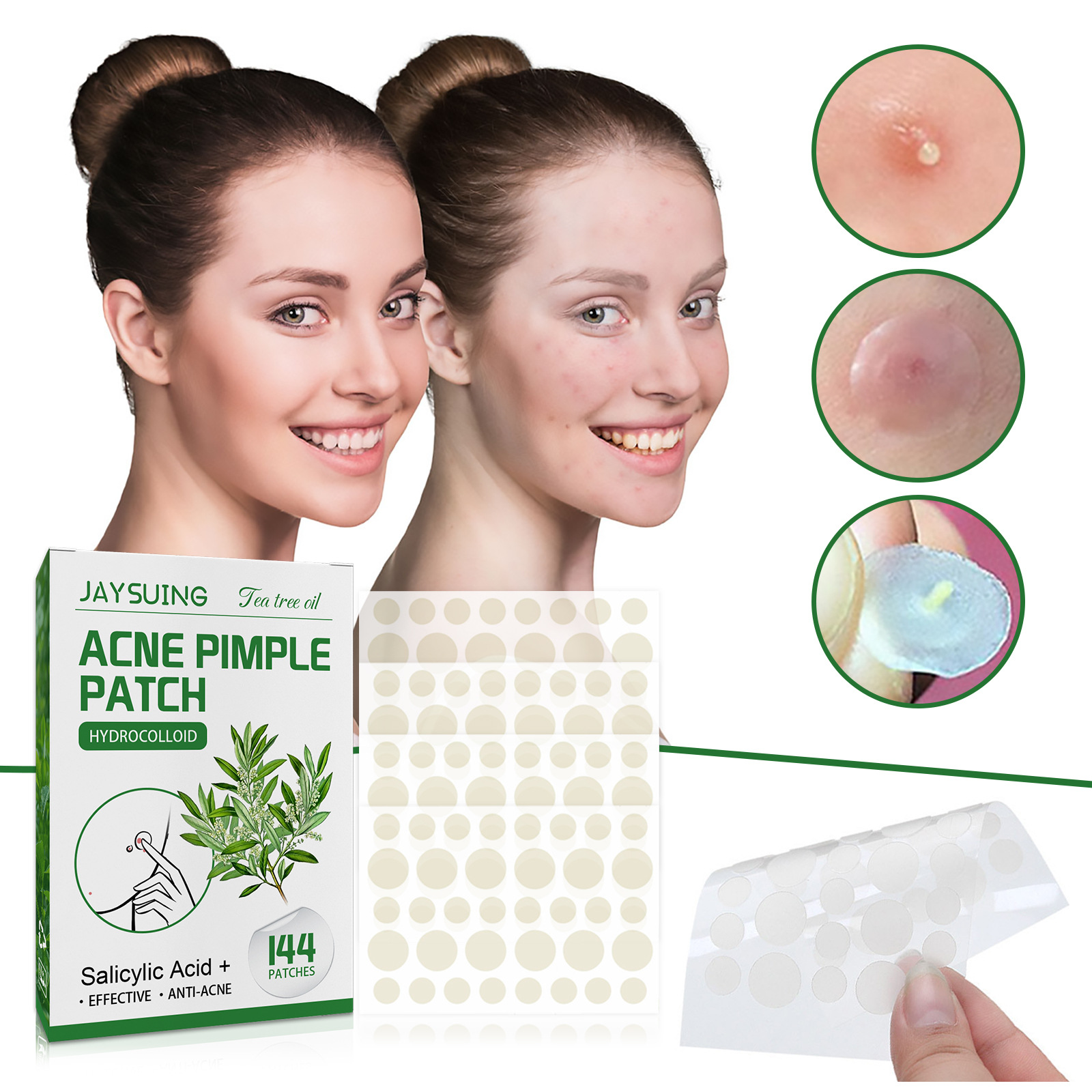 Cuscino di makeup a forma di triangolo floccato, impermeabile.