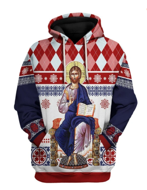 Digital 3D Full-print Sweater Cross-border Hooded Plus Size Cardigan Top