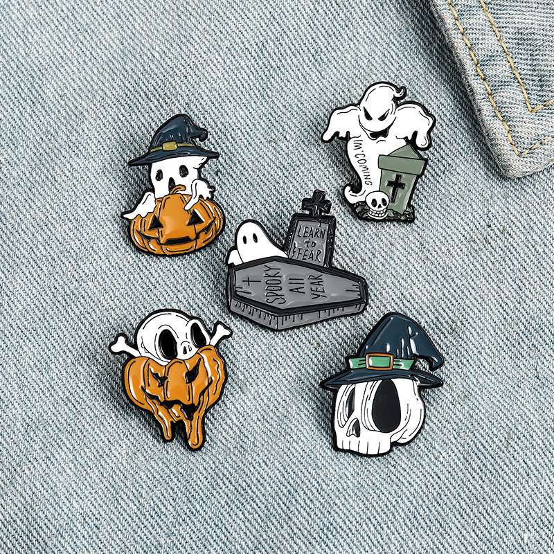 Title 7, Cartoon Fashion Halloween Ornaments Brooch