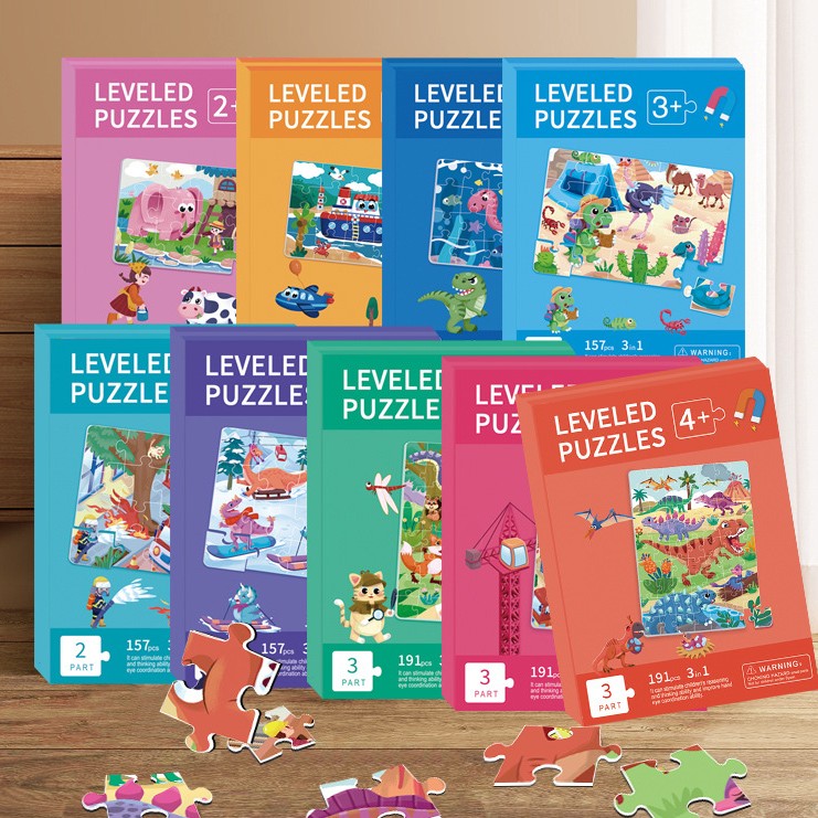 Children's Progressive Puzzle Educational Magnetic Toys