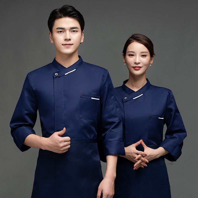 Title 4, Chef Workwear Long Sleeve Suit For Men