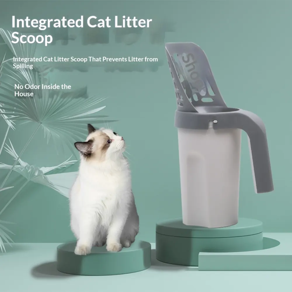 Integrated Cat Litter Scoop