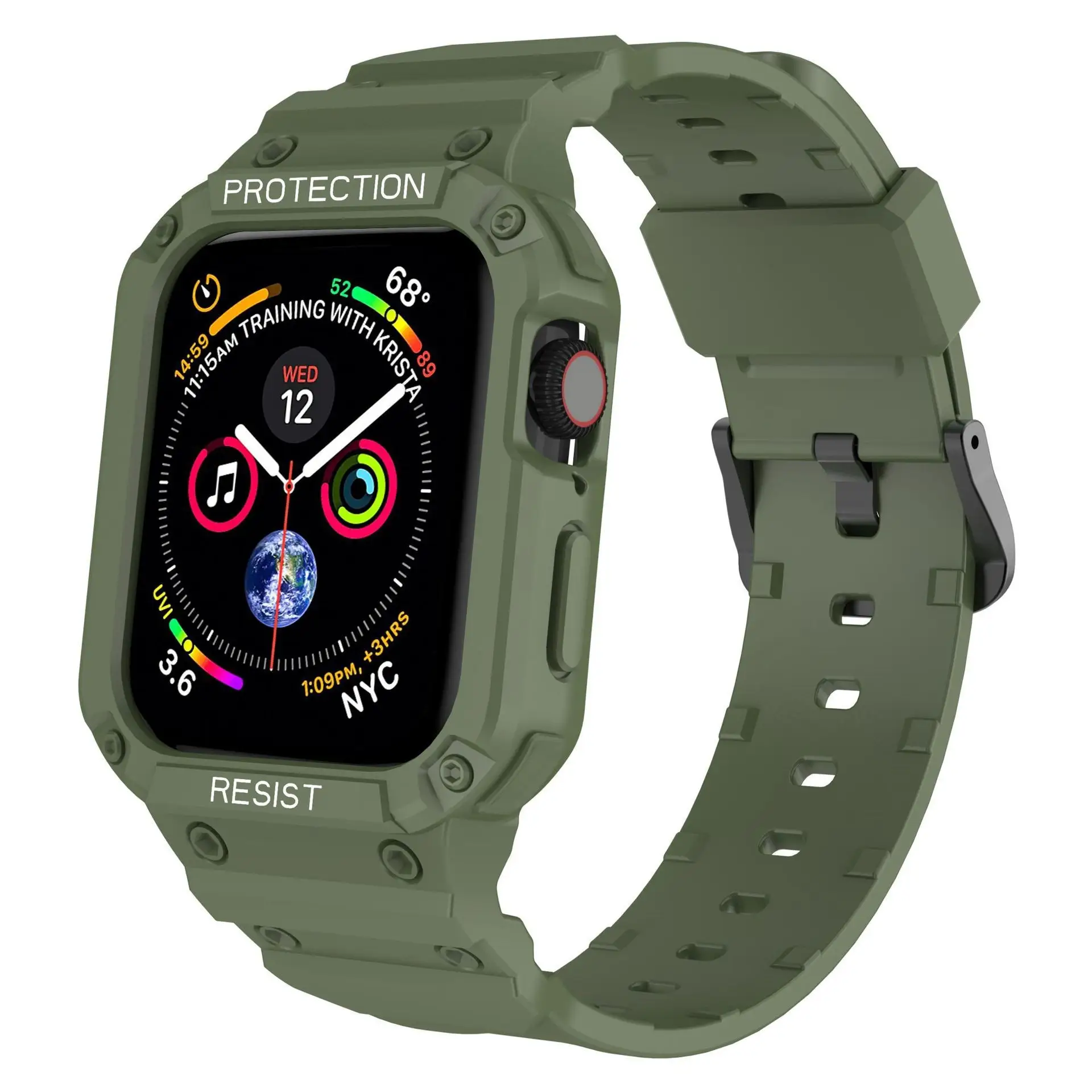Watch Series 8 All-Series Watch Lntegrated Soft Sport TPU Strap