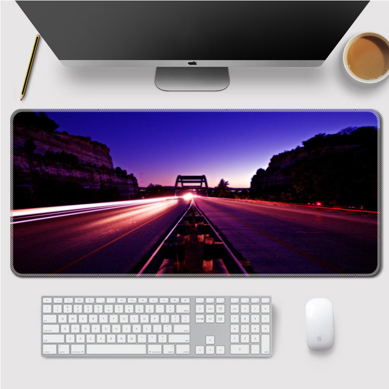 Title 7, Landscape Mouse Mat Home Large Lock Thicken Tab...