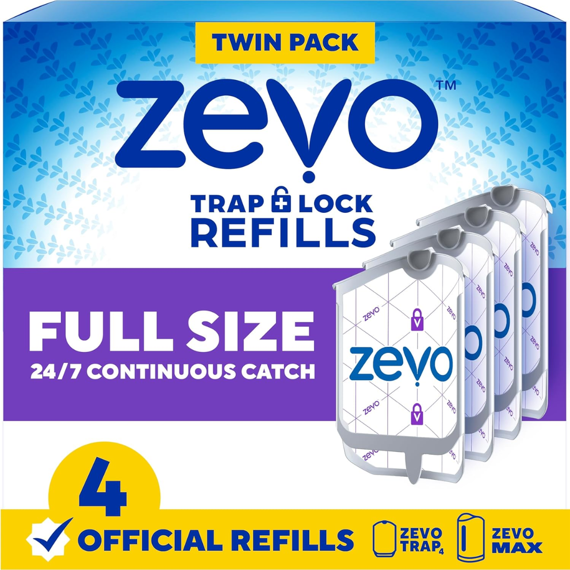 Insect Trap Official Refill Cartridges - Fits Zevo Trap