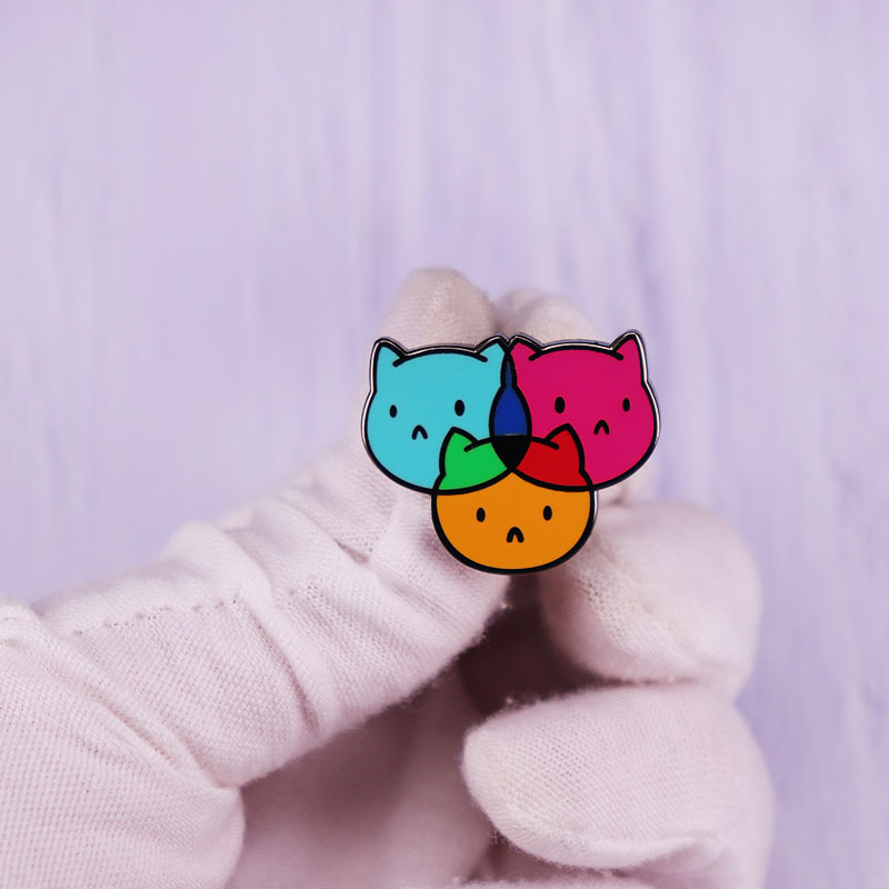 Cat Head Brooch, picture 2 of 3
