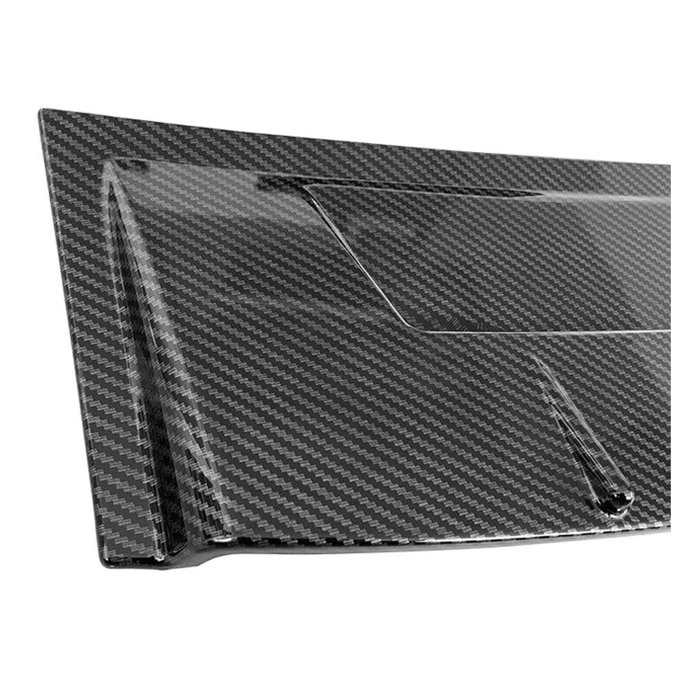 Fits 14-23 Infiniti Q50 V Style Carbon Fiber Print Rear Window Roof Spoiler Wing — foto 3