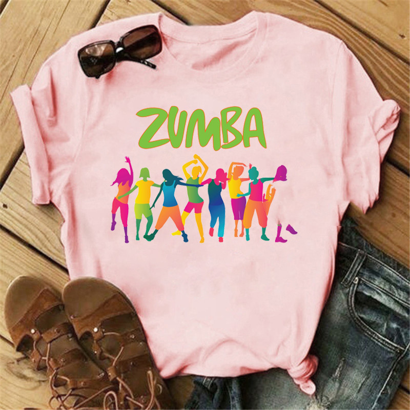 Title 5, Camiseta feminina com estampa aquarela Zumba