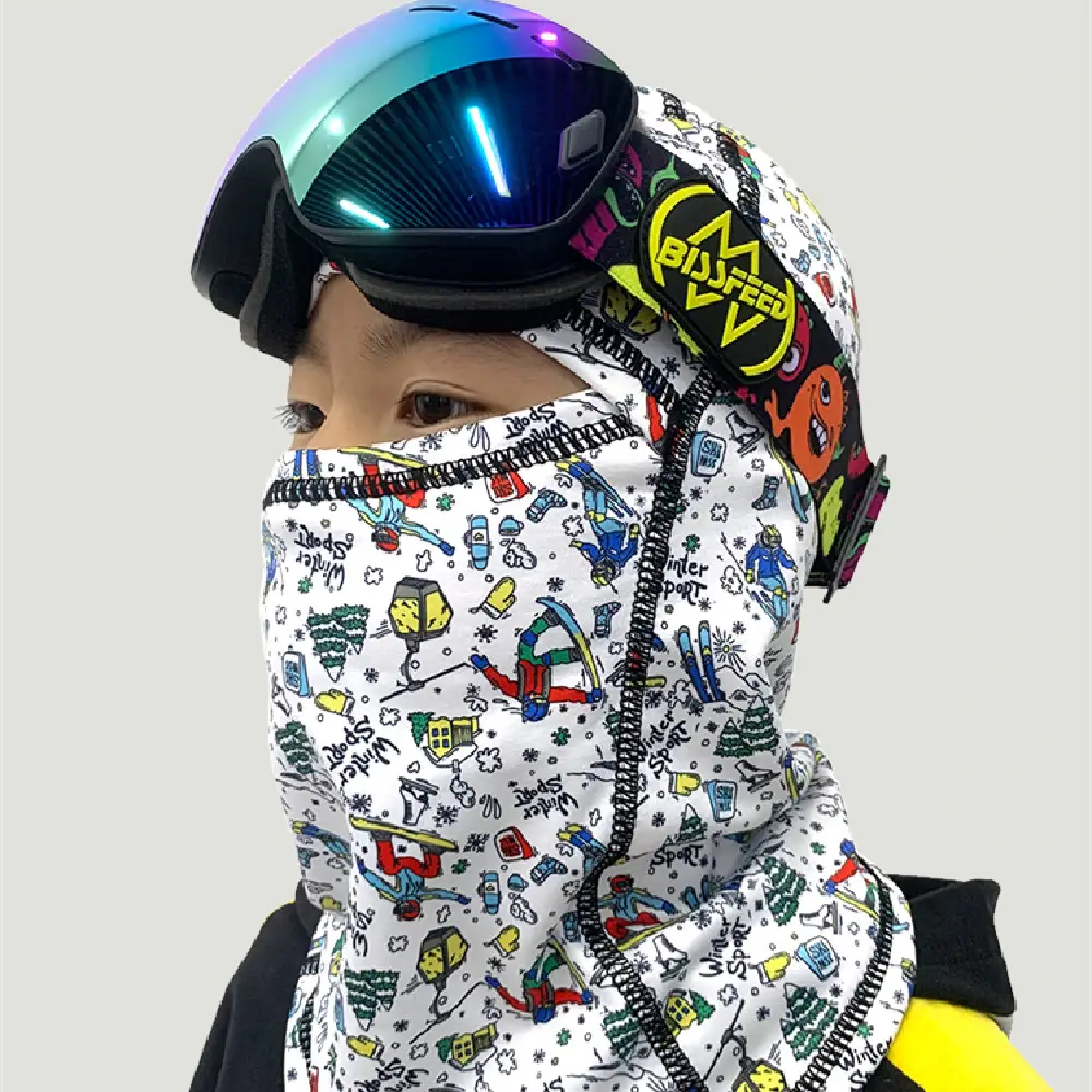 Children's Ski Face Protection Head Set Cycling