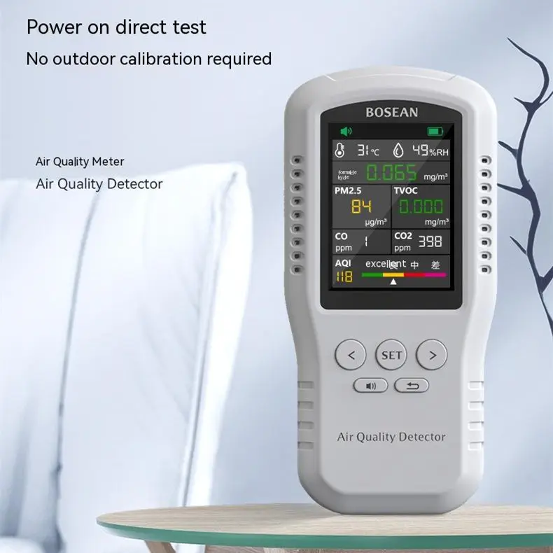 High Precision Formaldehyde Measuring Instrument Household Indoor