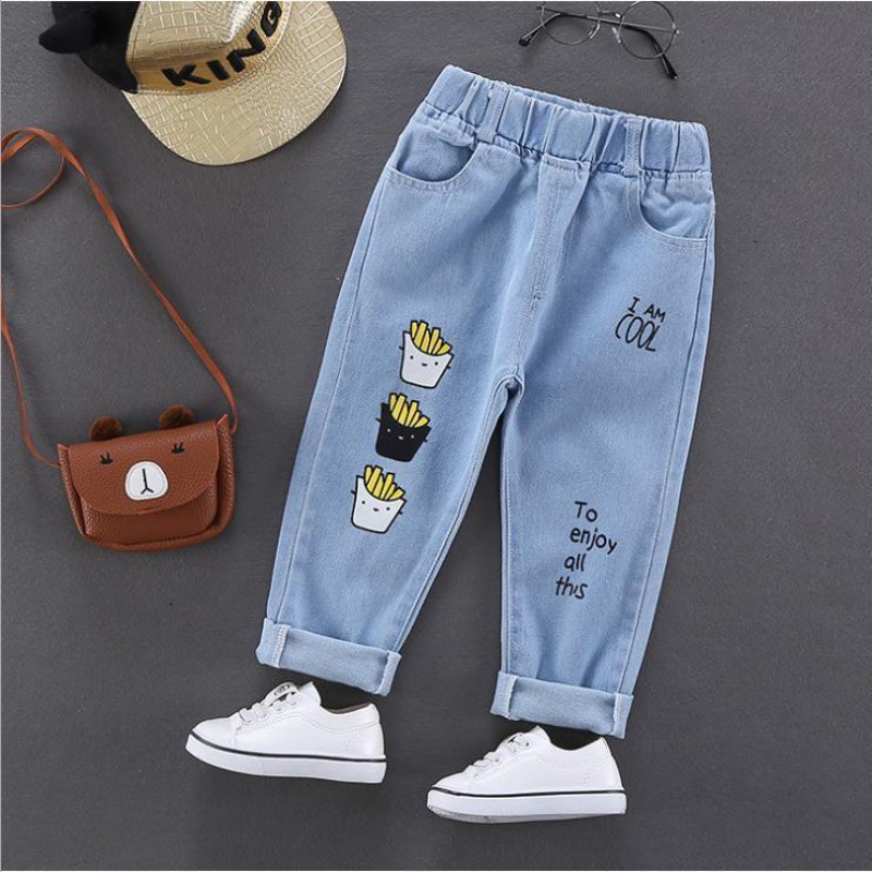 New Printed Boys Denim Long Tide Hot Sale — foto 2