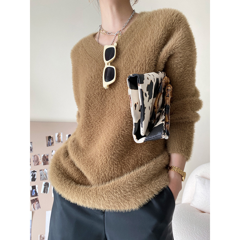 Title 2, New Style Plush Loose Sweater For Autumn And Wi...