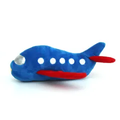 Dog Knot Plush Toy Cartoon Cotton Rope Pet Interactive Toy Cleaning Teeth Chew Toy Durable Braided Bite Resistant Pet Supplies - Aircraft - View 1