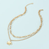 Layered Necklace Two-piece Necklace Elephant