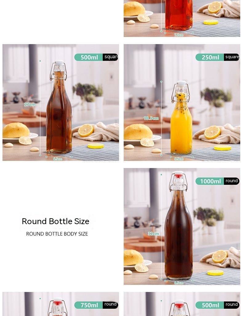 Title 9, Glass Transparent Sealed Liquor Storage Bottle ...