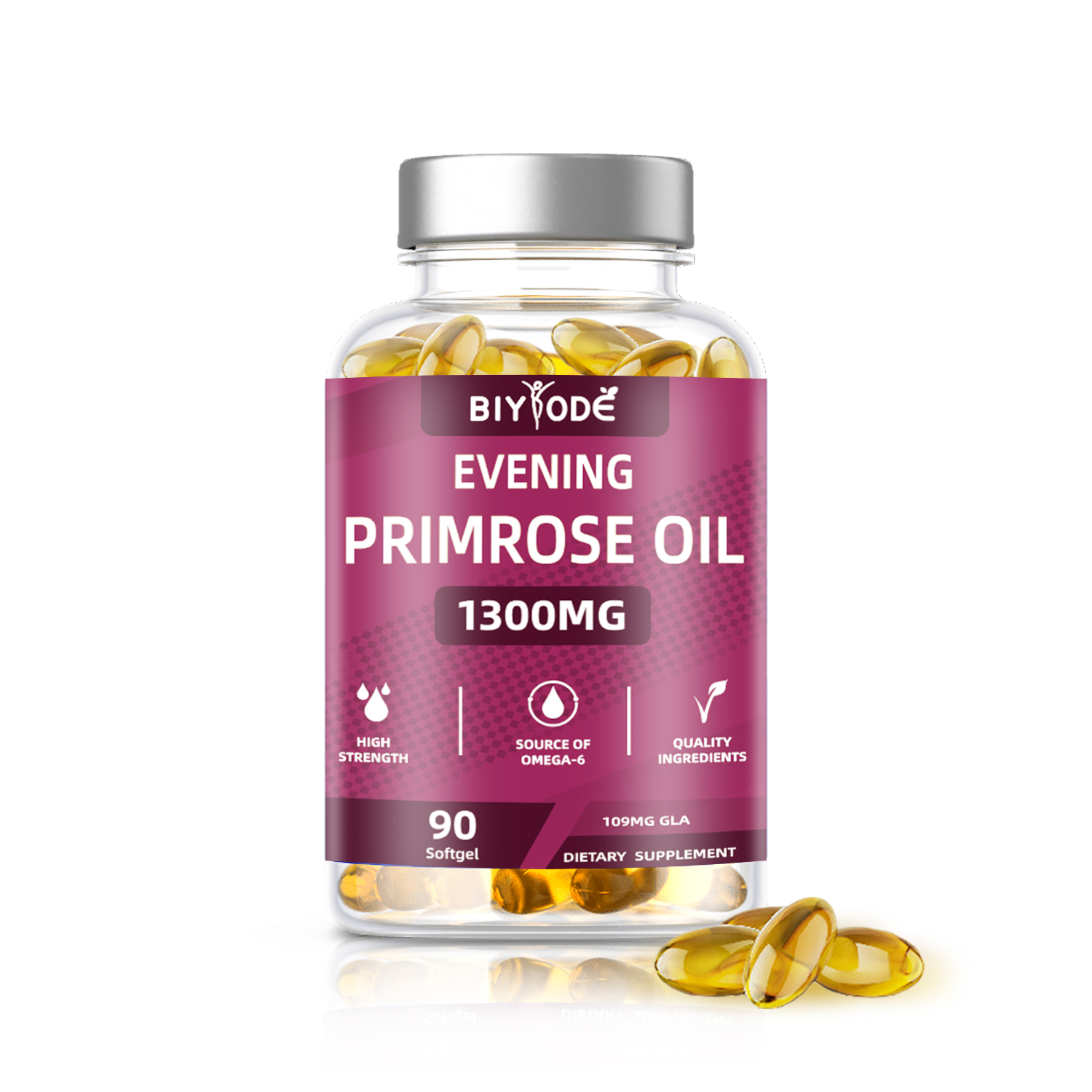 Evening Primrose Oil Herbal Soft Capsules Women's Health Support Supplement Custom Private Label & Customized - Shop at LoveMi