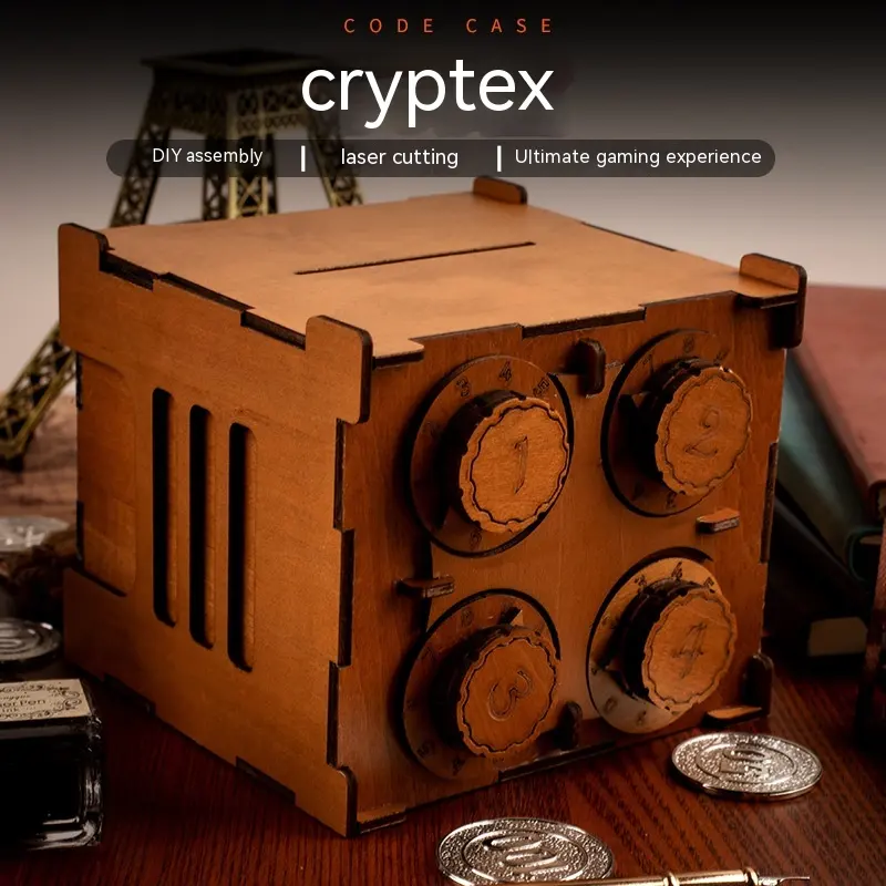 Your Own Safe Wooden Decryption Box Puzzle