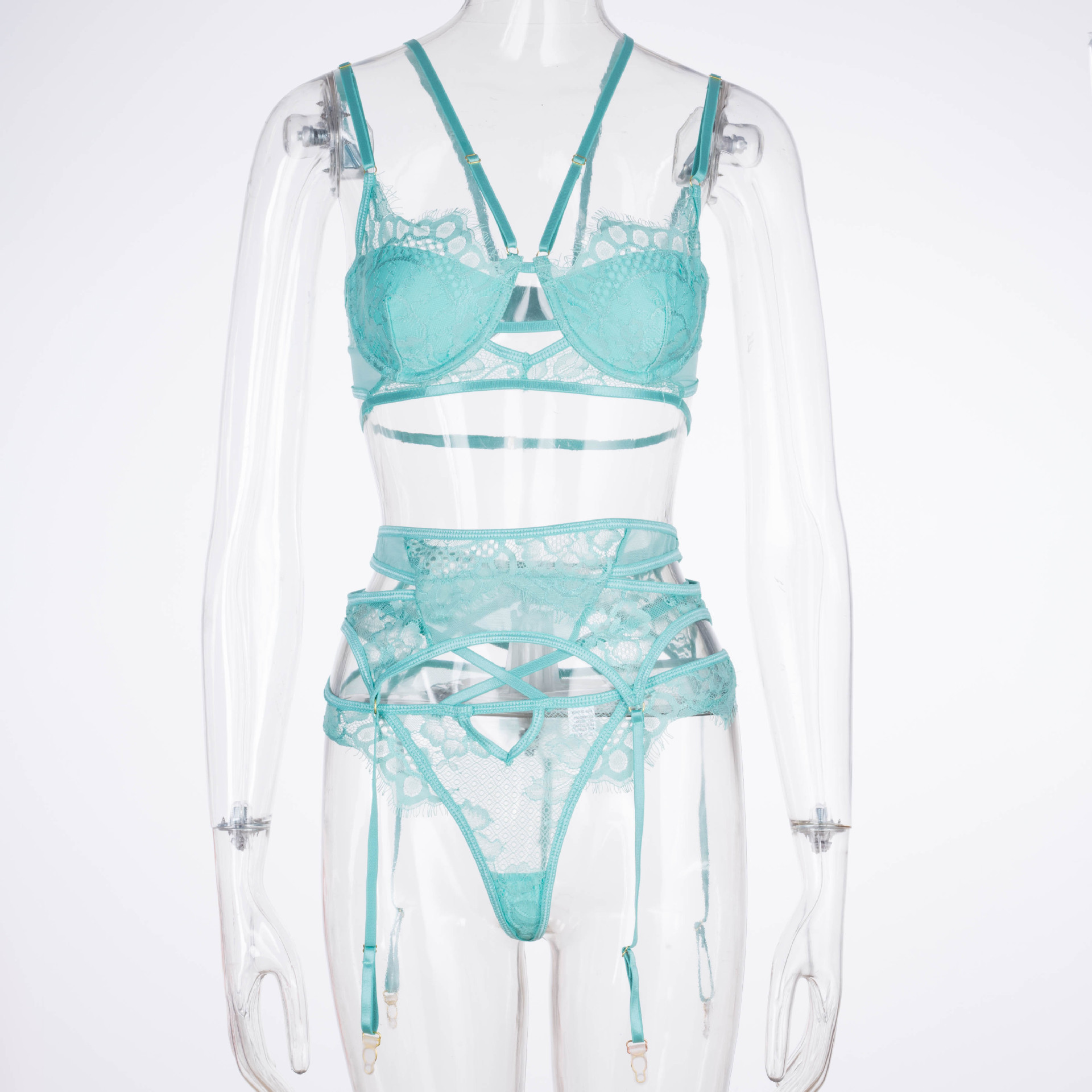 Title 5, Ine Mint Green Complex Fashion Three Piece Spli...