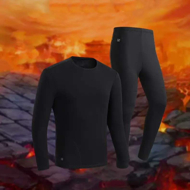 Winter Thermal Electric Heating Suit Smart Underwear Whole Body