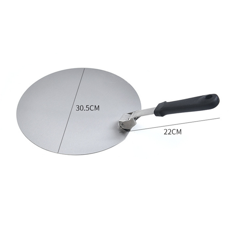 Title 7, Folding Round Stainless Steel Plastic Handle Pi...