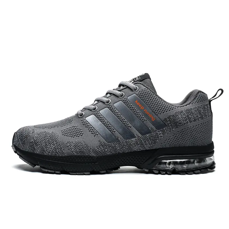 Breathable Men's Casual Shoes Flying Woven Air Cushion Fitness