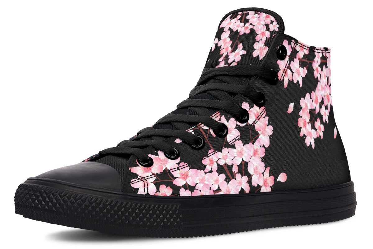 Printed Couple High-top Canvas Shoes