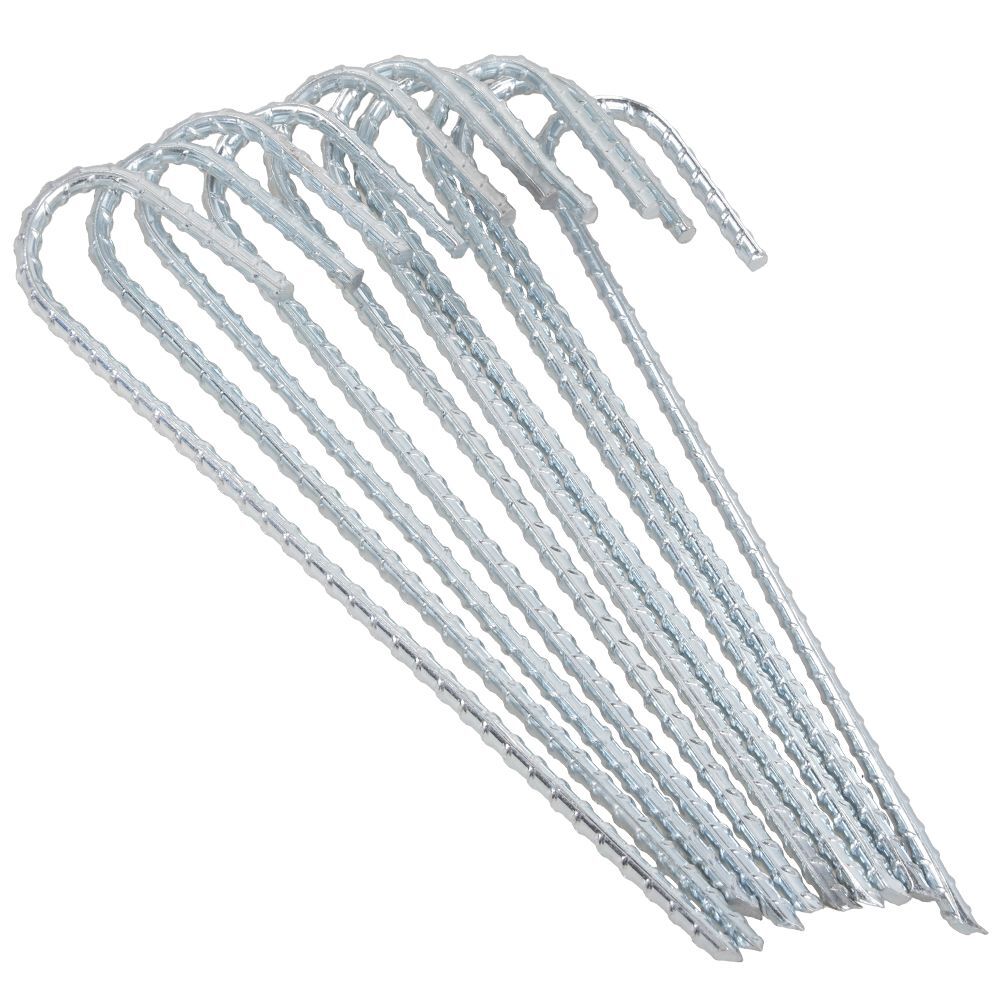 10-50Pcs Tent Pegs Heavy Duty Steel Marquee Ground Stakes Gazebo Camping Awning 13