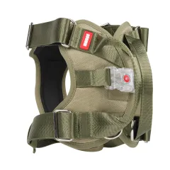 LED Luminous Chest Strap Explosion Proof - Khaki - View 1
