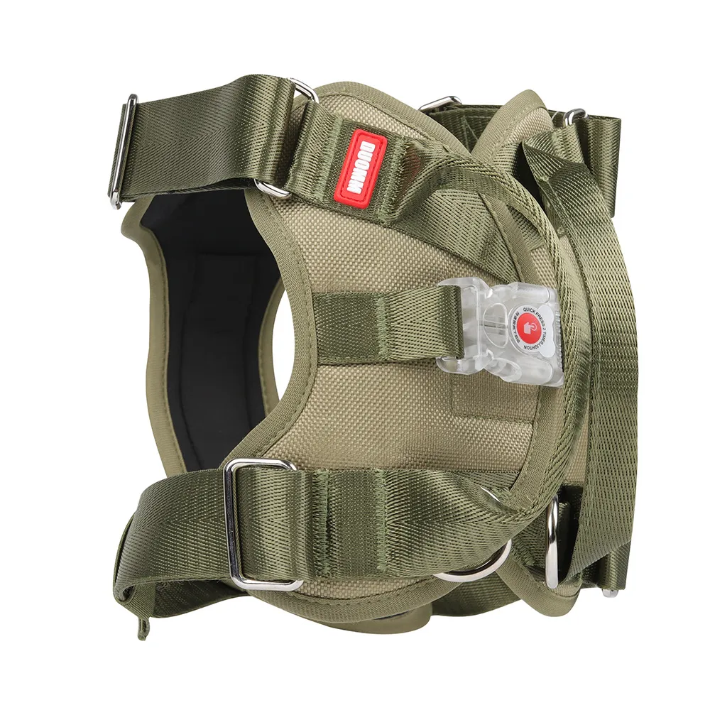 LED Luminous Chest Strap Explosion Proof - Khaki