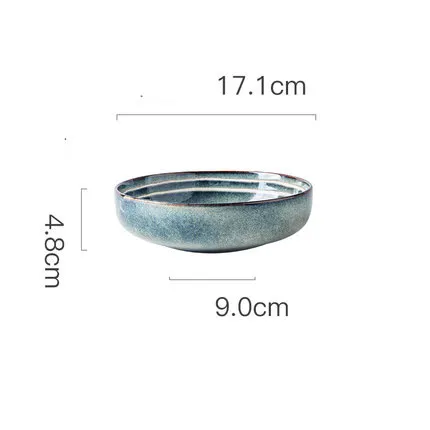 Fashionable Thin And Luxurious Ceramic Tableware 6.7Inch Vegetable Bowl - Shop at LoveMi