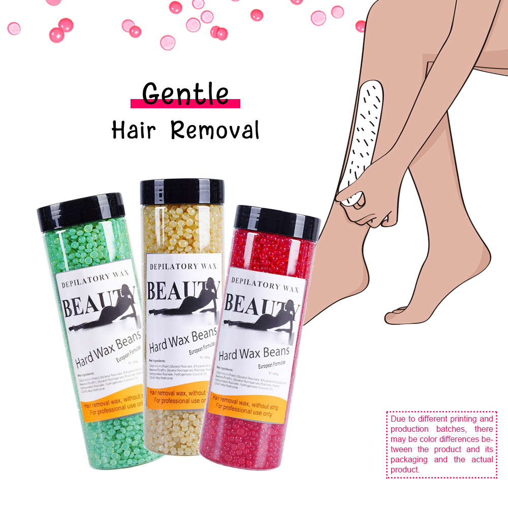 Wax Beans For Hair Removal, Brazilian Coarse Waxing For Bikini, Face, Eyebrow, Back, Chest, Legs, Armpit, At Home Waxing Beads For Women Men