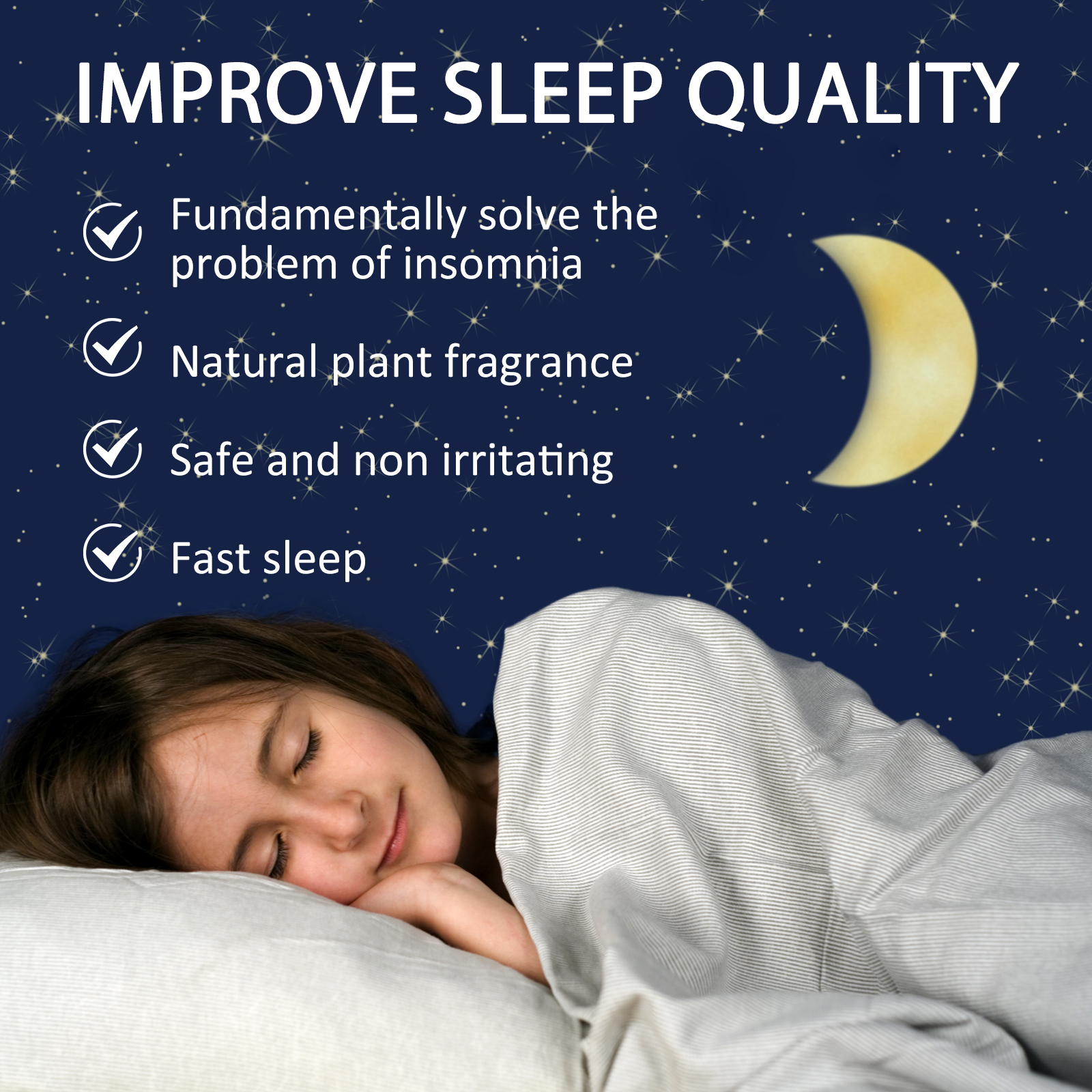 Ximonth Sleeping Patch, Care For Sleep Relax Body And Mind Physical Fatigue Fatigue Relieve Stress Peace Of Mind Sleep
