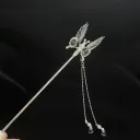 Tassel Butterfly Silver