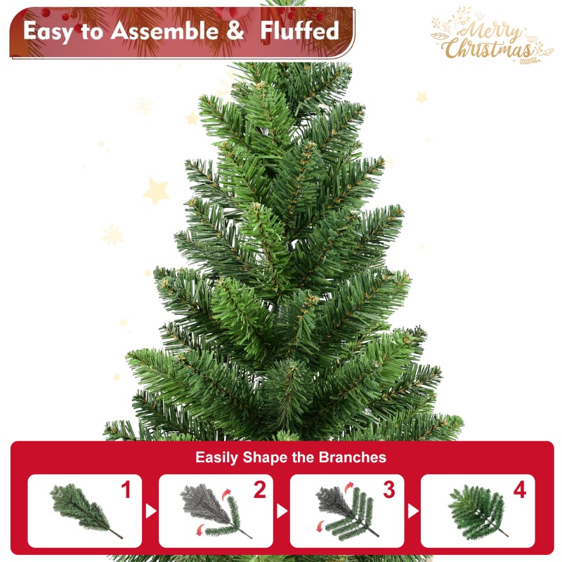 2ft PVC Desktop Tree -Set Of 2_voghion.com