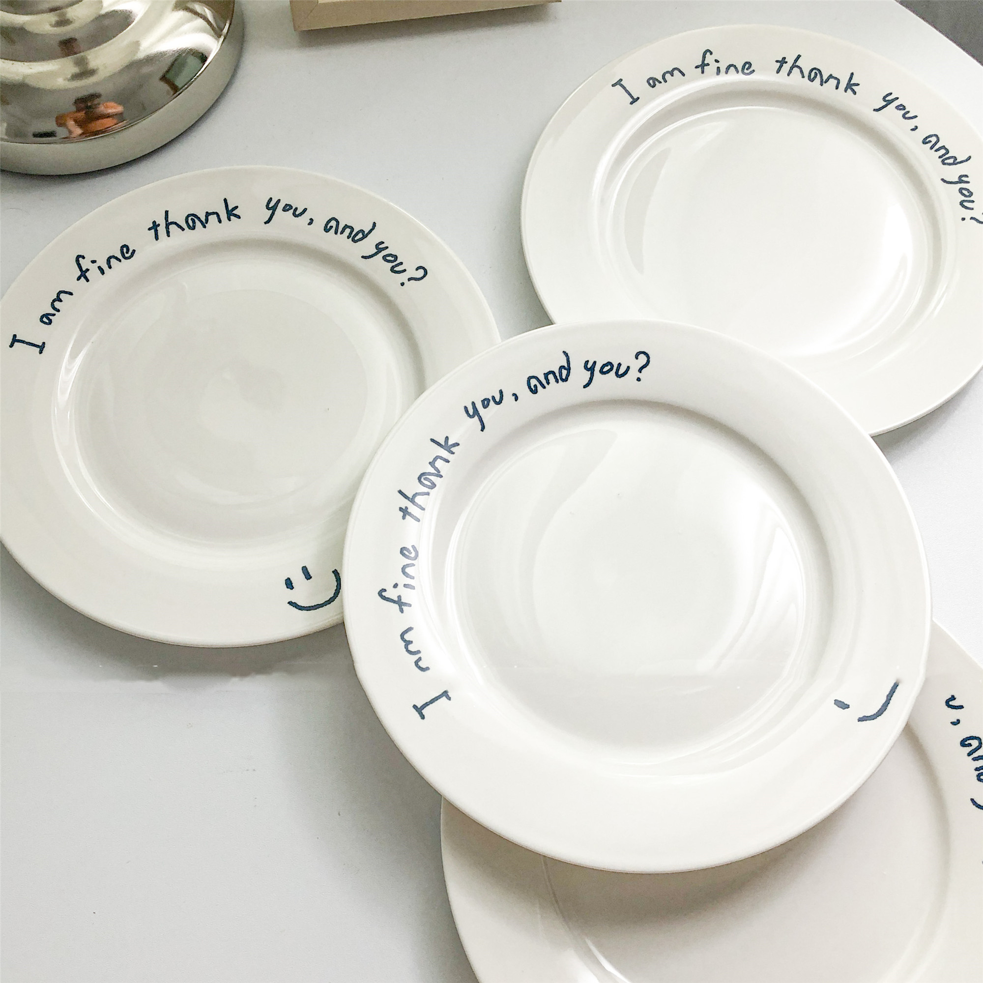 Home Fashion Hand Painted Ceramic Plate